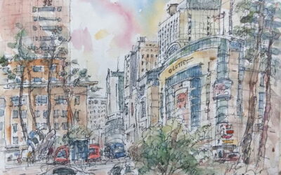 Paisaje Urban Sketch