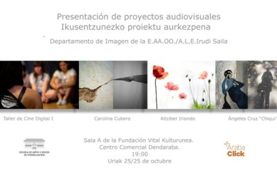 Presentación de proyectos audioviduales