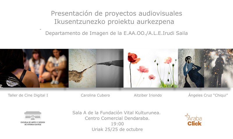 Presentación de proyectos audioviduales