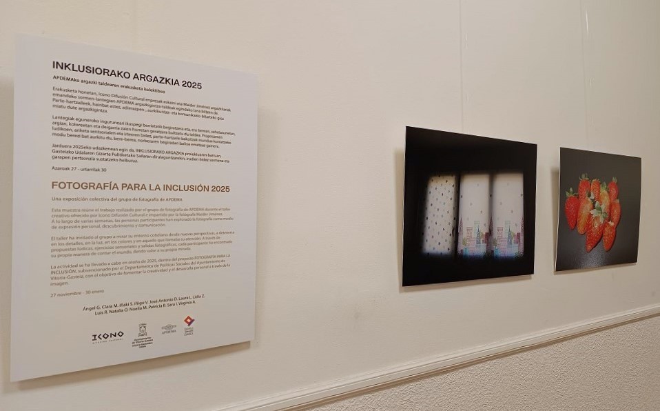 ‘Fotografía para la Inclusión’ llega a la Escuela de Artes y Oficios de la mano de Apdema