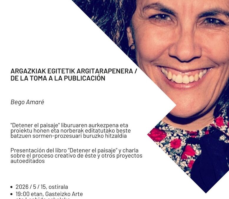 Charla con Bego Amaré. De la toma a la publicación.